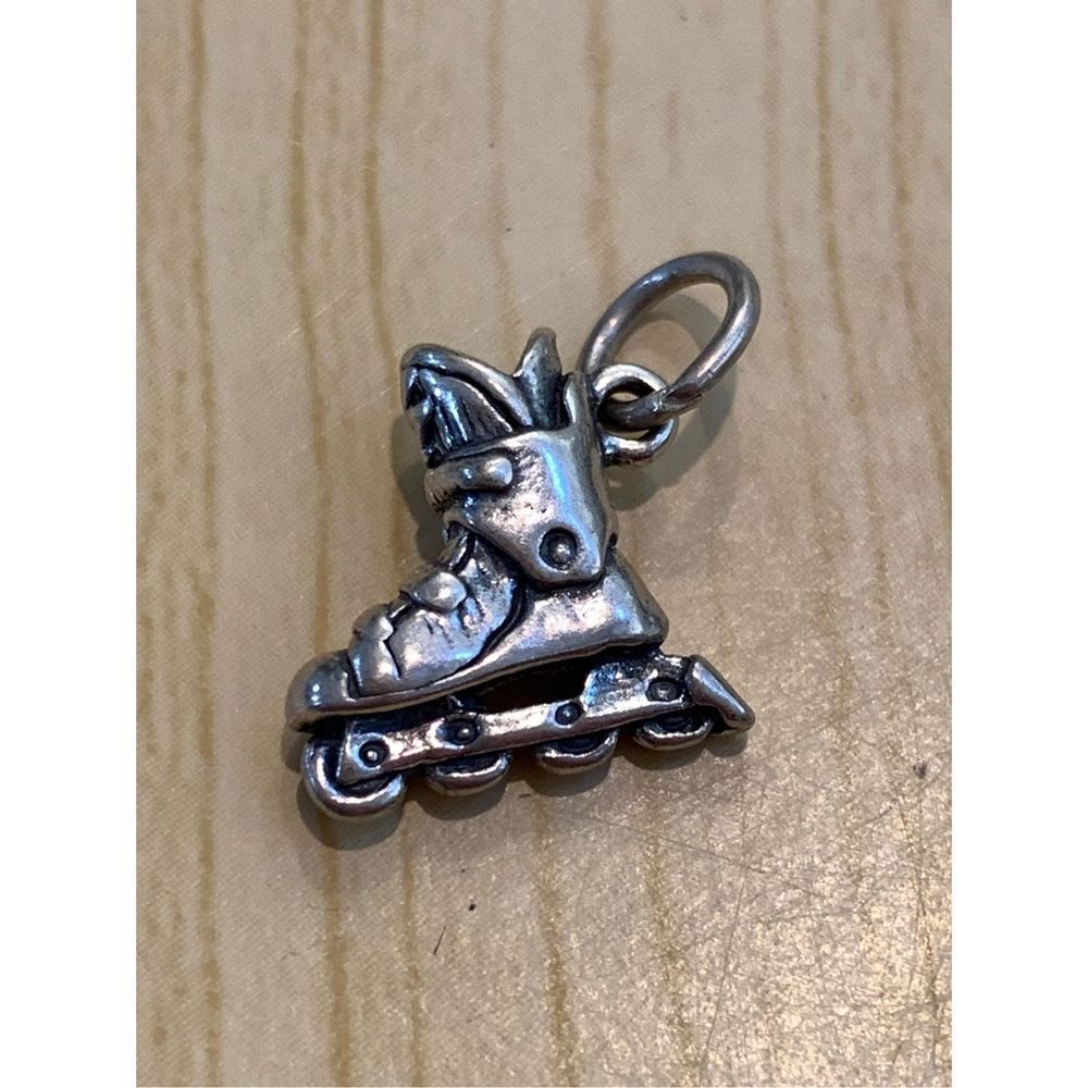 Rollerblade Skate Sterling Silver Jewelry Charm #sports #skating #rollerblade